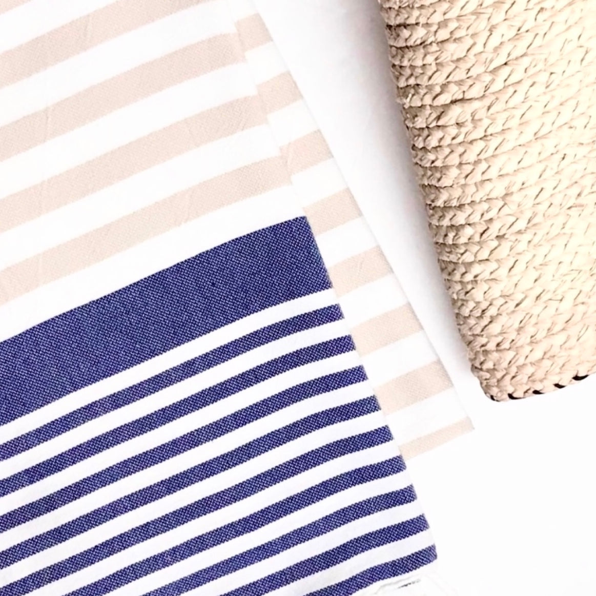 Multi Strips Turkish Towel - 7 Colors